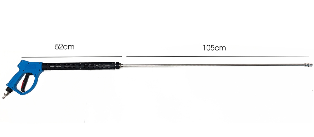 Súng Cao Áp 350 BAR - Dài 1 mét 5 - Có Khớp Chống Xoắn
