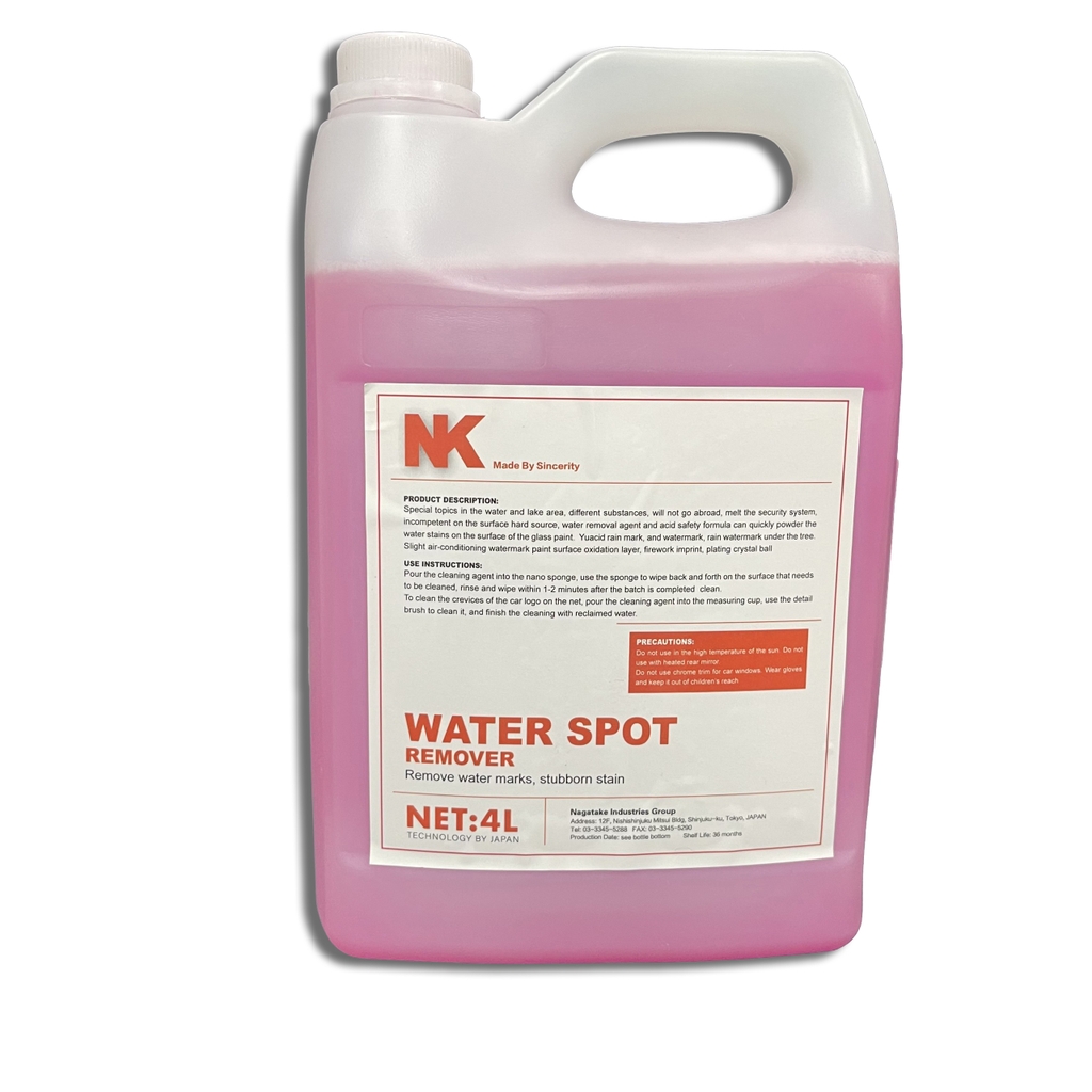 Hoá Chất Tẩy Ố Mưa, Tẩy Gầm, Logo NK - Can 4L - Water Spot Remover