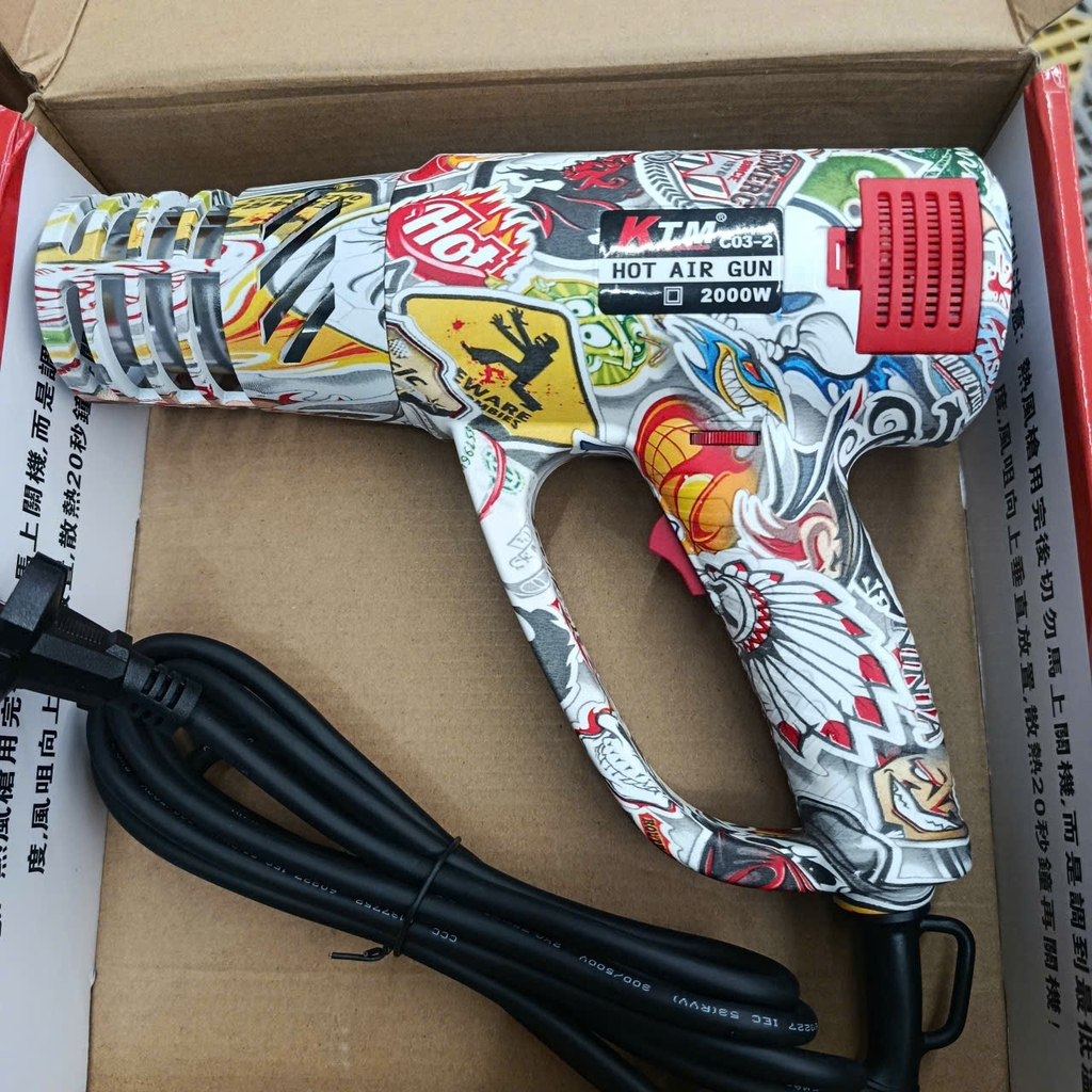 Máy sấy KTM 2000 W hoa văn dây điện dài 2m8
