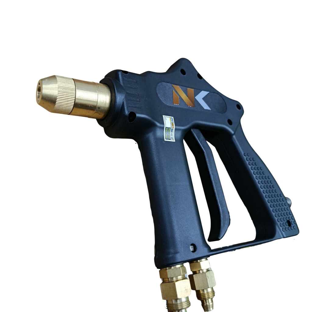 Súng Tăng Áp Cuộn Dây Kép Khí & Nước - Đầu Đồng (có thể dùng với nguồn nước yếu)