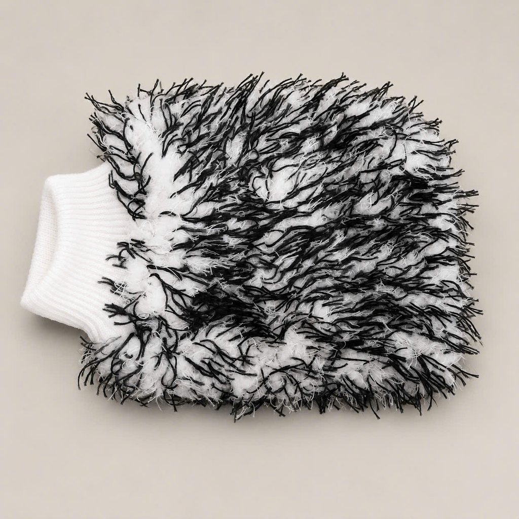 Bao Tay Rửa Xe Microfiber Sợi Bông