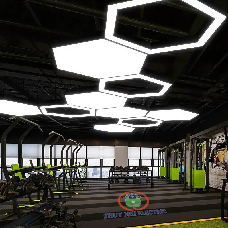 Đèn LED thả trần đang trở thành lựa chọn tối ưu trong không gian luyện tập
