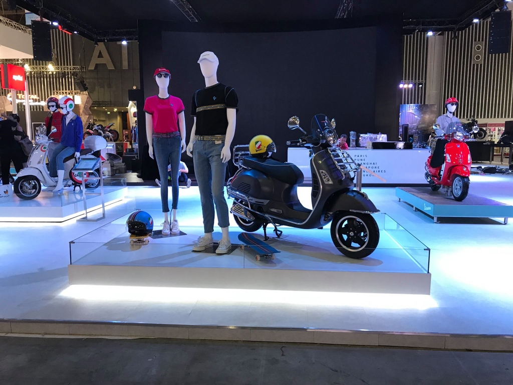 THI CÔNG HỆ THỐNG SHOWROOM TRƯNG BÀY PIAGGIO TOÀN CẦU