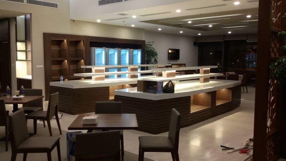 Nội thất Nhà Hàng BUFFET Vietnam Airlines