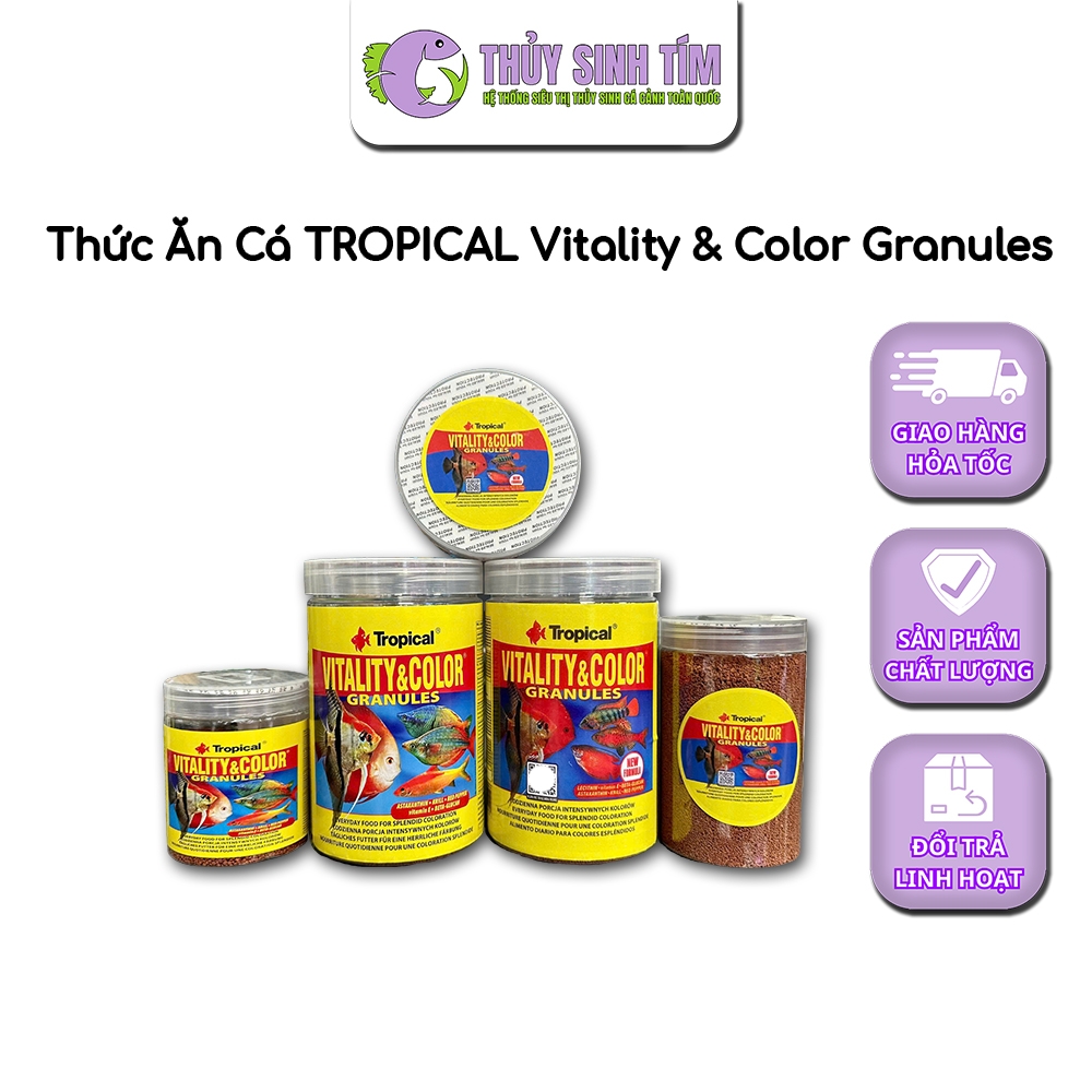 Cám Vitality & Color Granules Tropical Hạt Nhỏ - 1