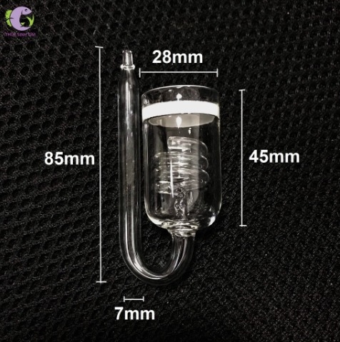 Cốc Sủi CO2 Thuỷ Tinh 3 Vòng Xoắn-1