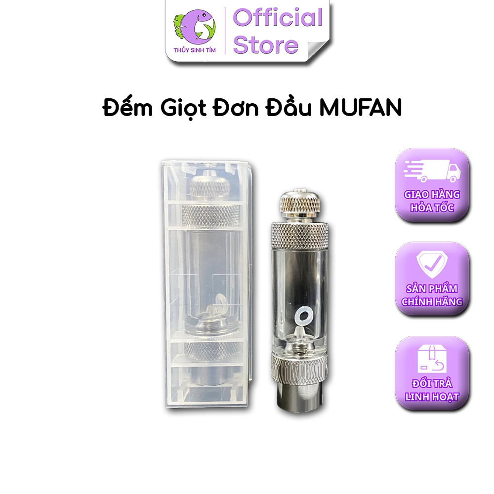 Đếm Giọt CO2 Mufan Đơn Đầu Tích Hợp Van Một Chiều - 6