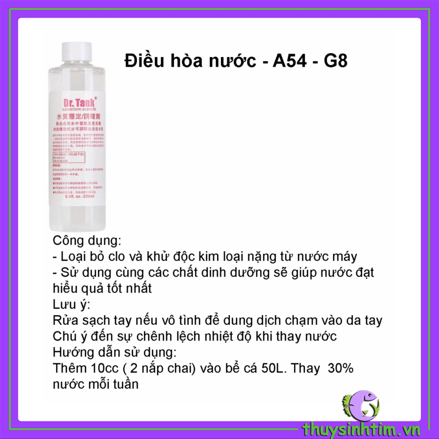 Dung Dịch Điều Hòa Nước SAFE & CONDITIONER - Dr. Tank