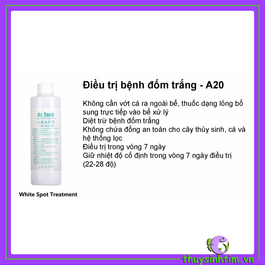 Dung Dịch Điều Trị Bệnh Đốm Trắng - Dr. Tank