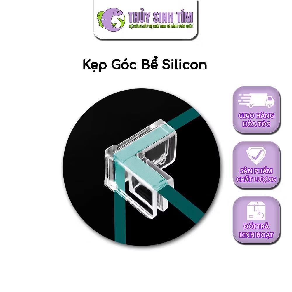 kẹp góc bể silicon 1
