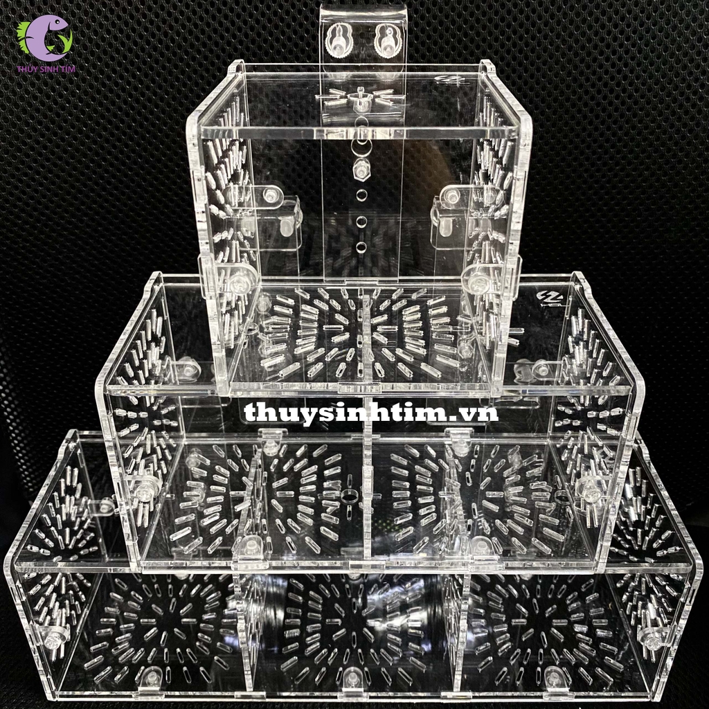 Lồng Dưỡng Cá Tép Acrylic Siêu Trong - 1