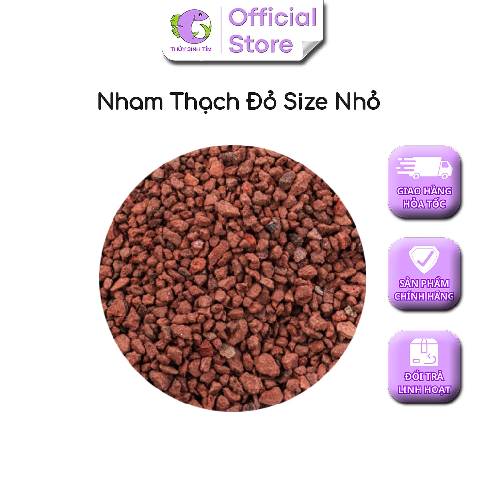 Đá nham thạch đỏ nhỏ (1kg) - 2