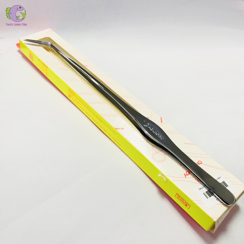 Nhíp trắng cong Aquapro 33cm