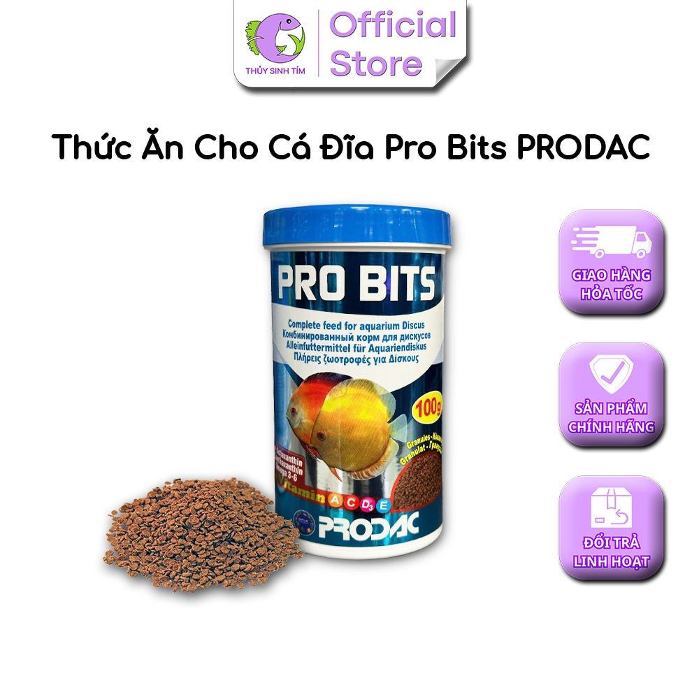 Thức Ăn Dạng Hạt Cho Cá Đĩa PRO BITS - PRODAC 5