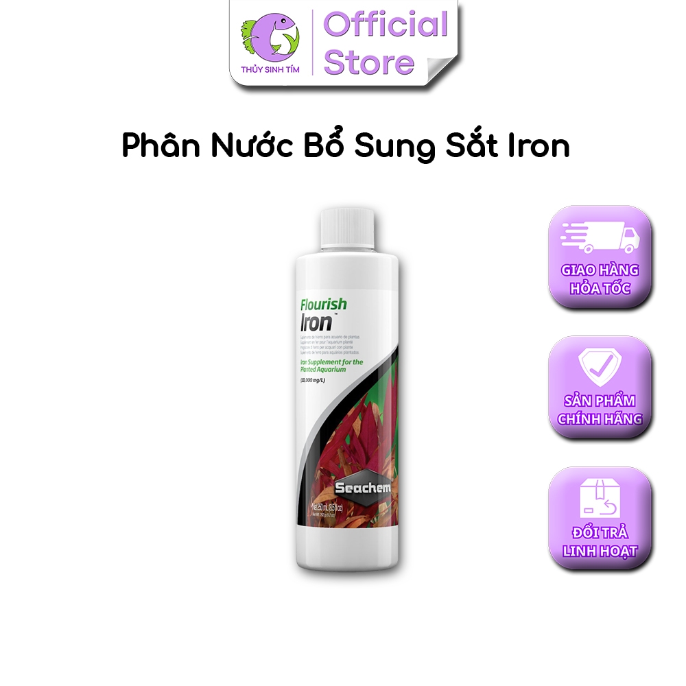Phân Nước Bổ Sung Sắt Seachem Flourish Iron - 3