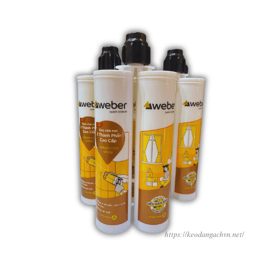 Weber Color Shine keo chít mạch gốc epoxy 2 thành phần