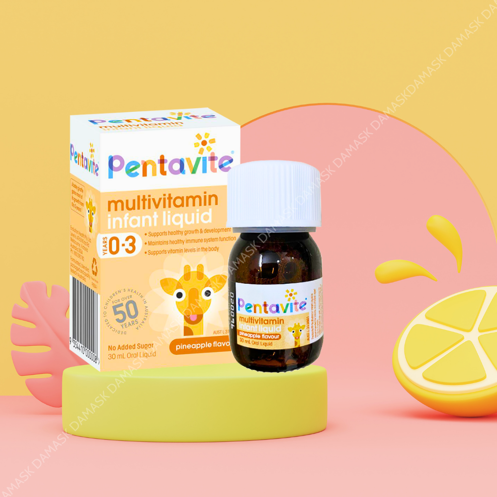 Siro Pentavite - Vitamin tổng hợp cho bé 0-3 tuổi 30ml Damask - Mỹ Phẩm ...