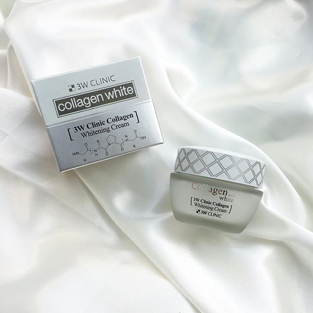 BỘ SẢN PHẨM 3W CLINIC COLLAGEN WHITE BỔ SUNG DƯỠNG CHẤT PHỤC HỒI DA