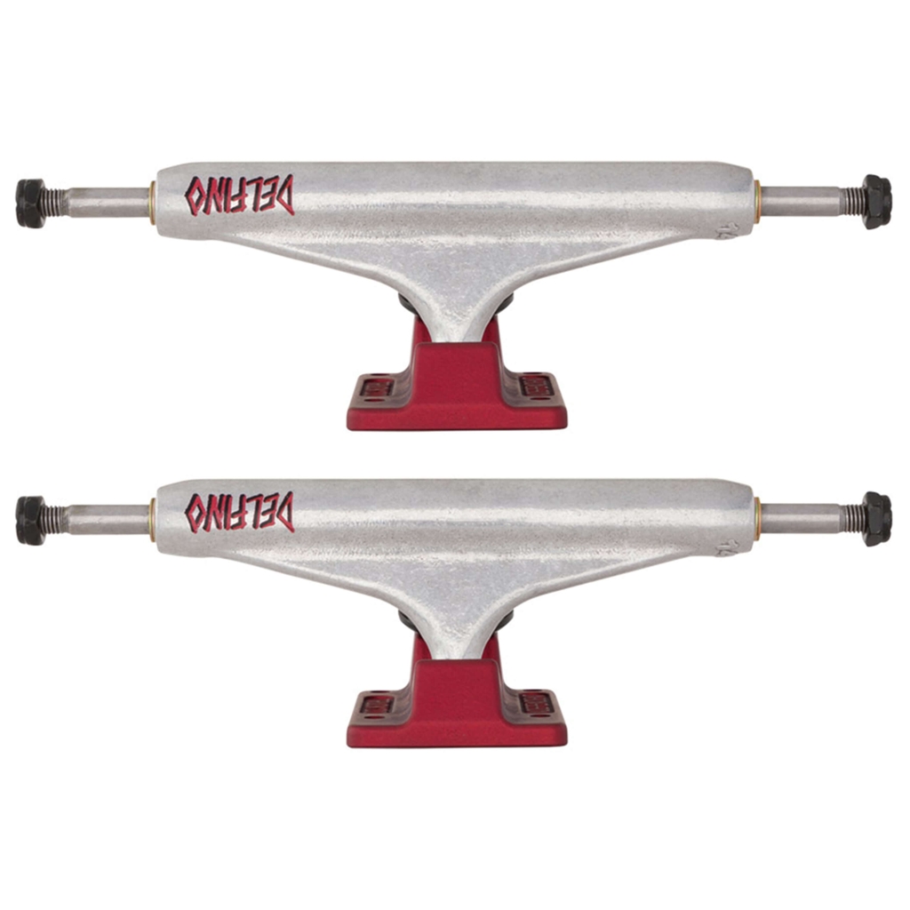 INDEPENDENT STANDARD STAGE 11 HOLLOW DELFINO SILVER/RED TRUCKS 139