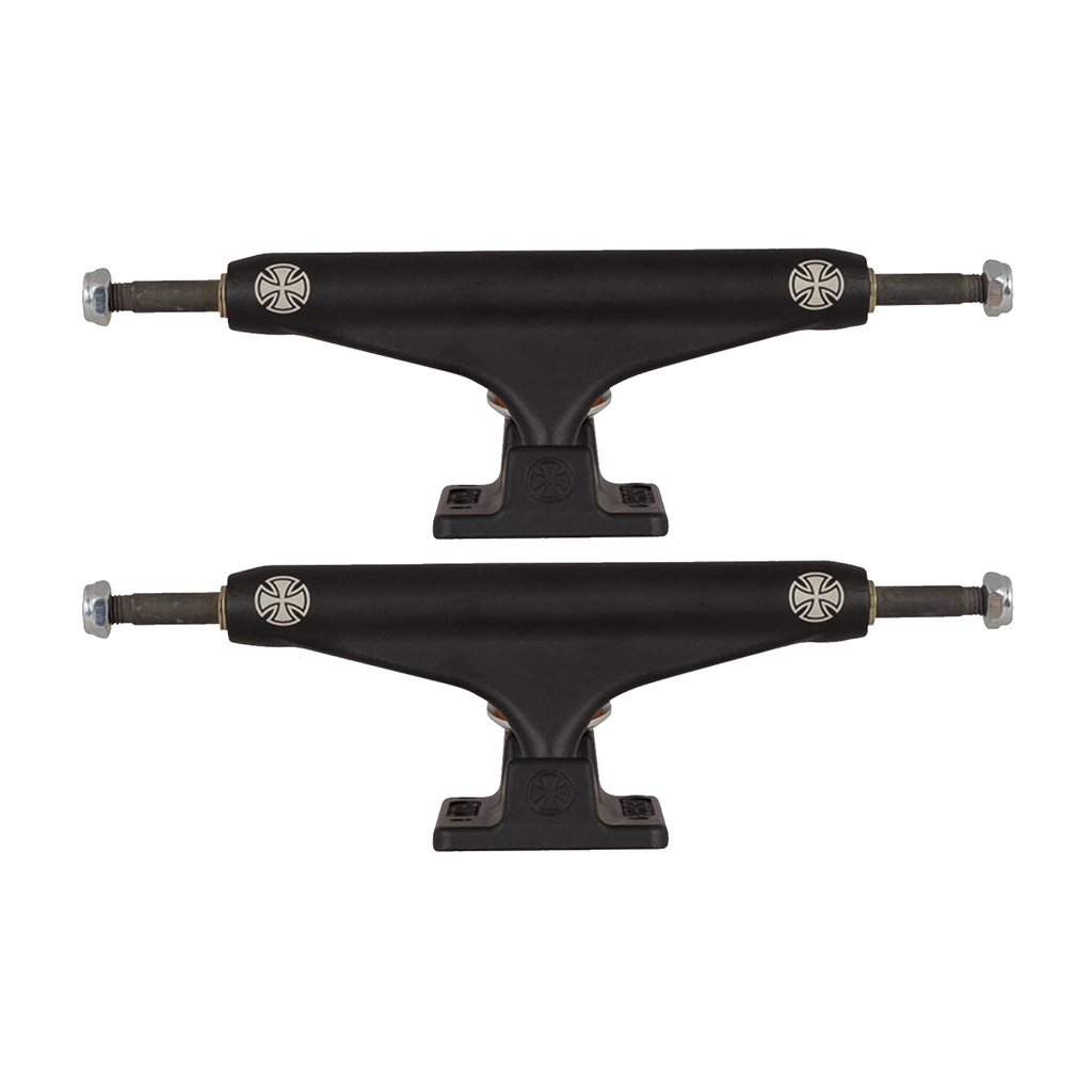 INDEPENDENT STAGE 11 DUAL CROSS FLAT BLACK TRUCKS