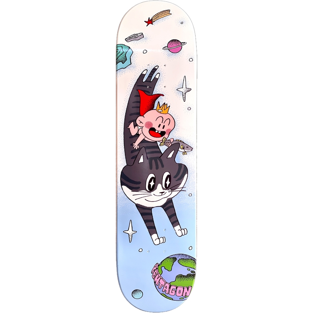 PENTAGON STAR CHASER WHITE DECK 8.0