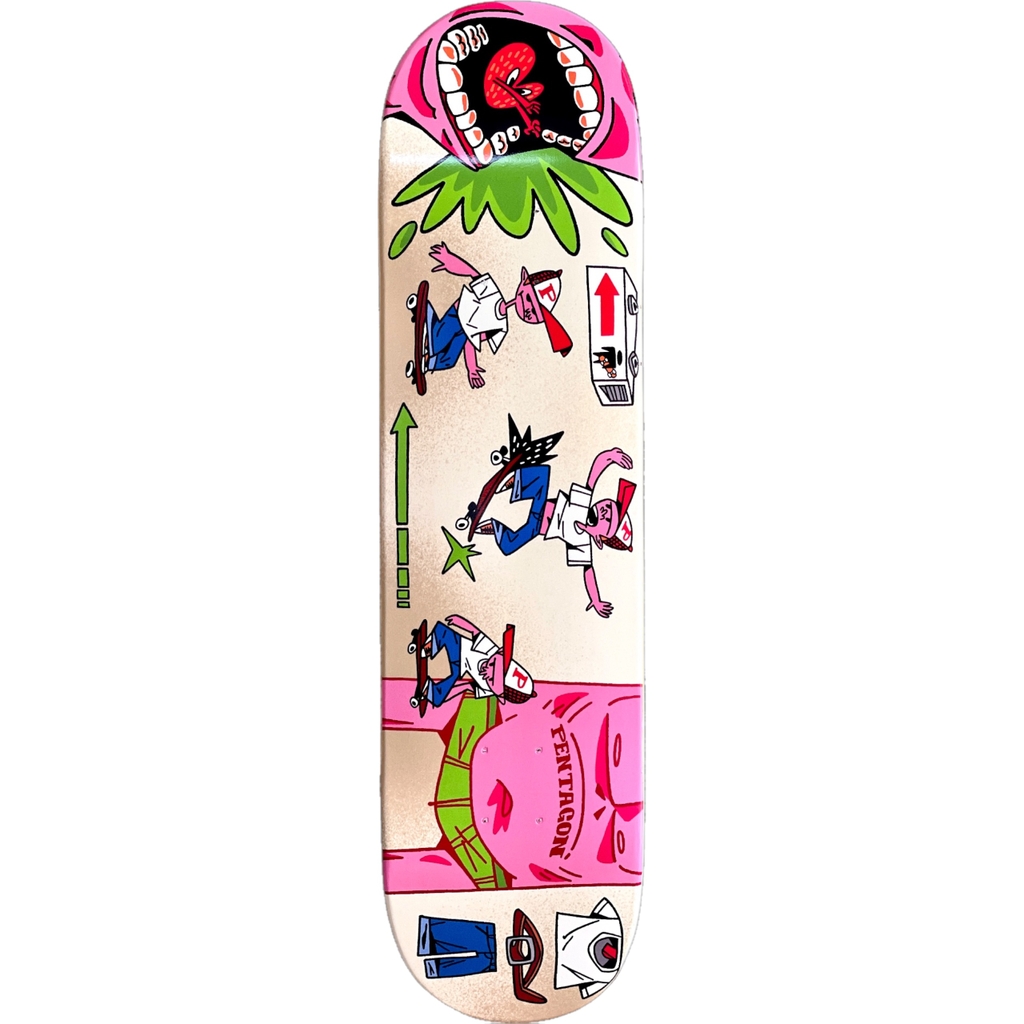 PENTAGON TRIPPY SKATE CLUB DECK 8.0