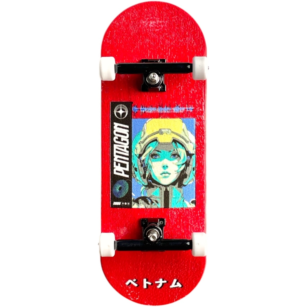 PENTAGON VIETNAM CYBER RED FINGERBOARD 34MM