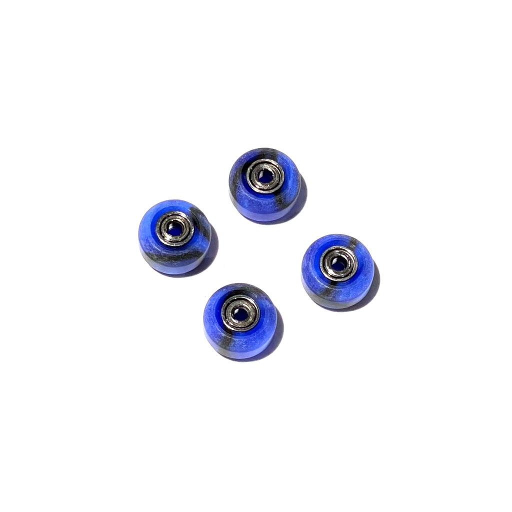 FINGERBOARDS SWIRL BLUE PRO WHEELS / ABEC7 BEARINGS