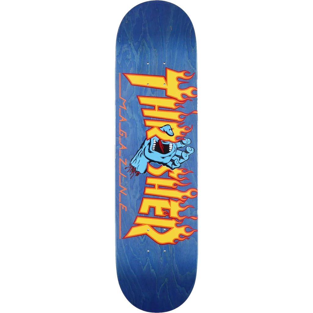 SANTA CRUZ X THRASHER SCREAMING FLAME LOGO DECK 8 25