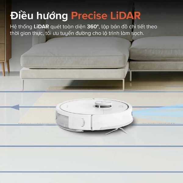 ROBOT HÚT BỤI LAU NHÀ ROBOROCK Q7TF