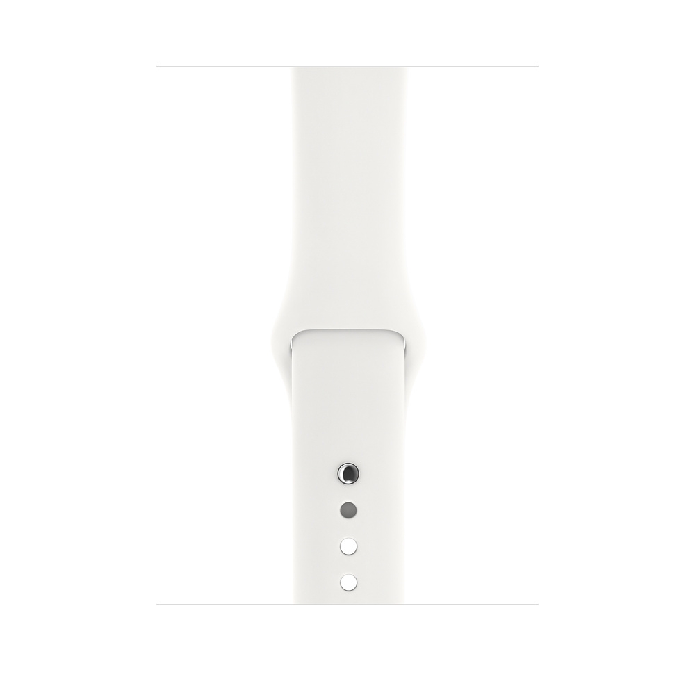 Apple Watch Series 4 GPS 40mm viền nhôm dây cao su trắng MU642VN/A