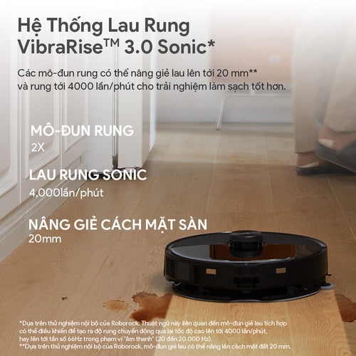 ROBOT HÚT BỤI LAU NHÀ S8 MAX V ULTRA
