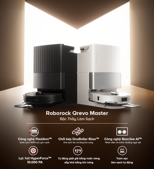 ROBOT HÚT BỤI LAU NHÀ Q REVO MASTER