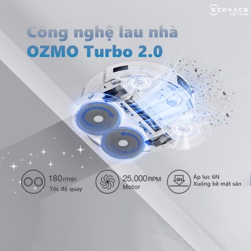 ROBOT HÚT BỤI LAU NHÀ ECOVACS T20E OMNI – QUỐC TẾ