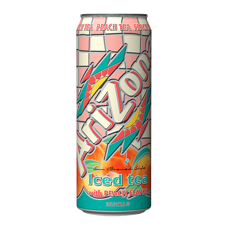 Arizona Iced Tea Healthy Or Not Trà Arizona Iced Tea vị Đào lon 458ml | Can.D Confectionery