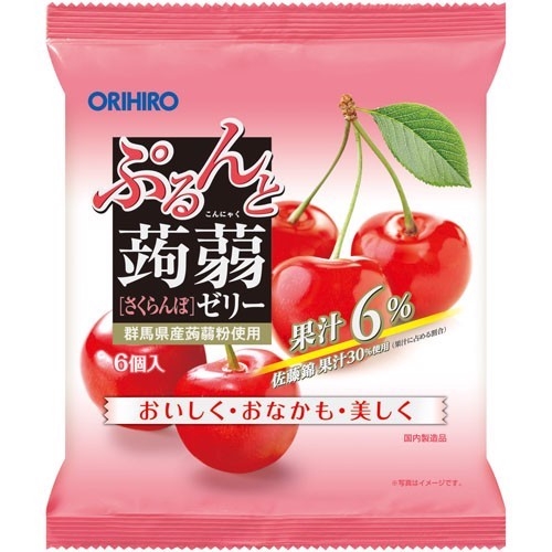 Thạch trái cây Orihiro vị Cherry 120gr
