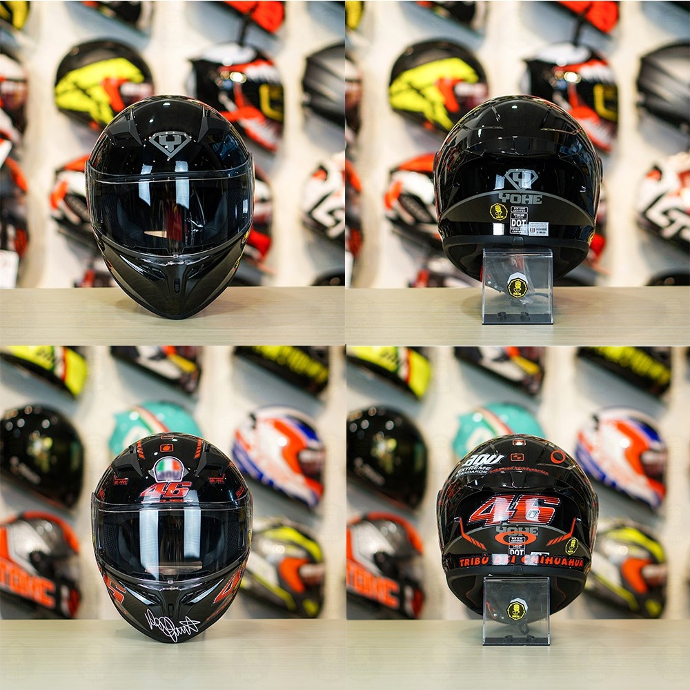 Tem Decal AGV Project 46 Đỏ Cho Nón Fullface - Không Nón - FREESHIP