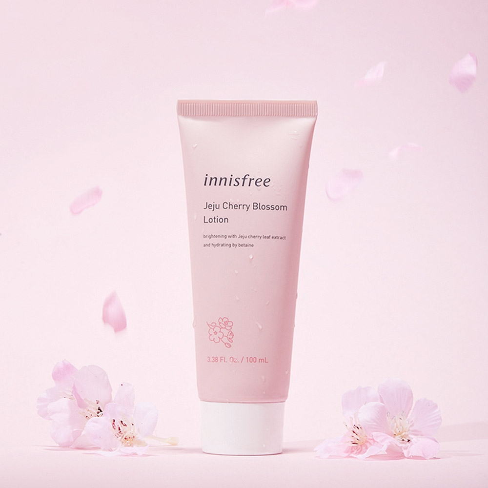 Kết quả hình ảnh cho Sữa dưỡng Jeju Cherry Blossom Lotion 100ml