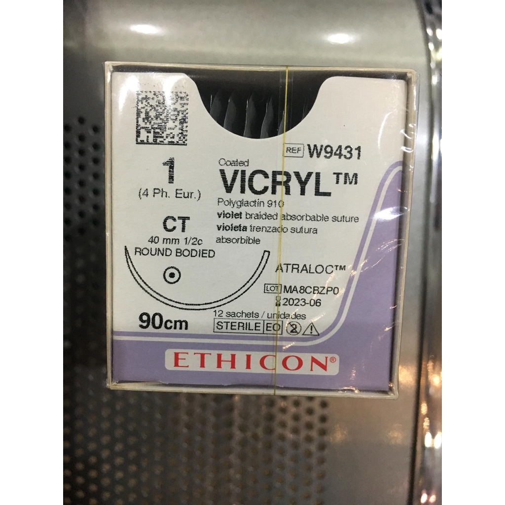 Vicryl 1 0 Round Body Chỉ Vicryl 1.0/ Thiết Bị Y Tế/ nhathuocyentrang.com