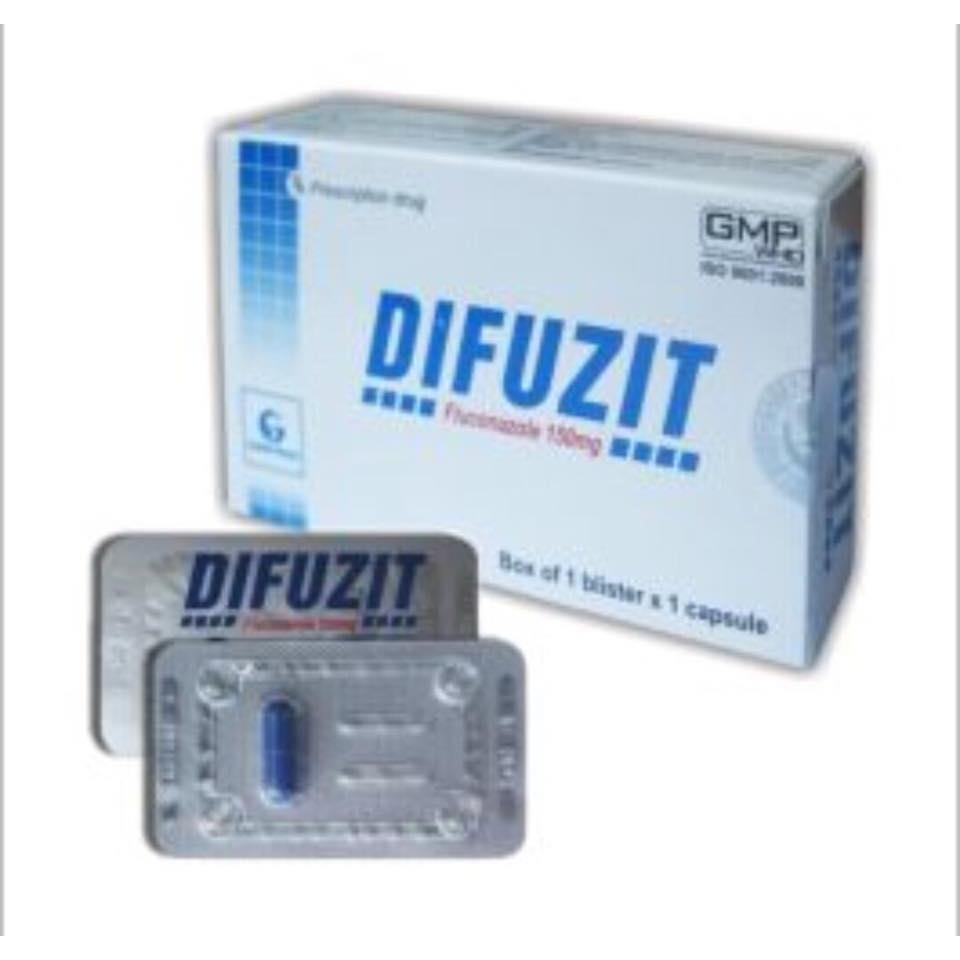 Difuzit 150mg/kháng sinh-chống nấm