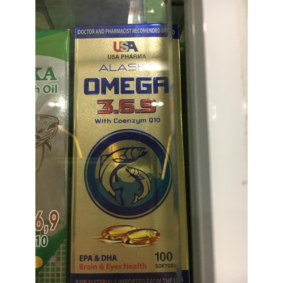 Omega 369 with coenzym Q10 USA Pharma/thuốc bổ người lớn/sản phẩm