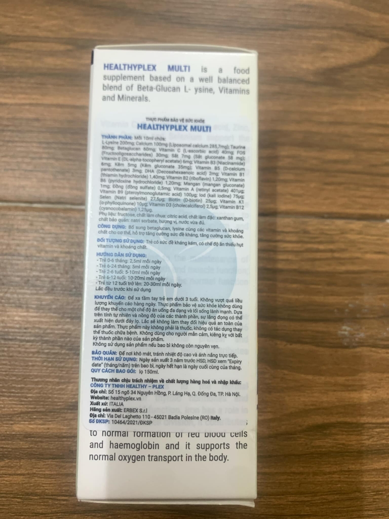HealthyPlex Multi 150ml | nhathuocyentrang