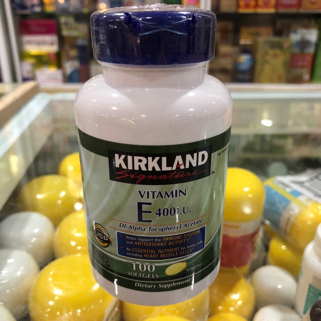 Vitamin E 400 IU Kirkland 100 viên nhathuocyentrang