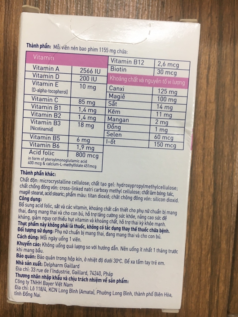 Elevit 30 viên | nhathuocyentrang