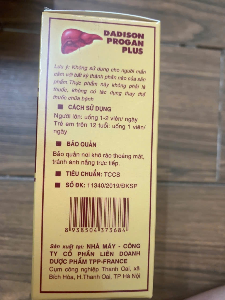 DADISON PROGAN Plus | nhathuocyentrang