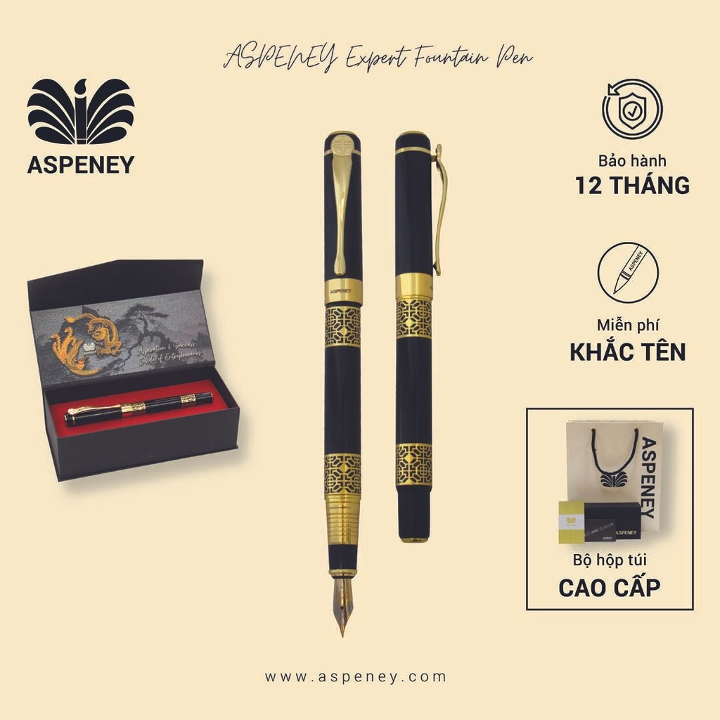 Bút máy ASPENEY Expert Fountain Pen