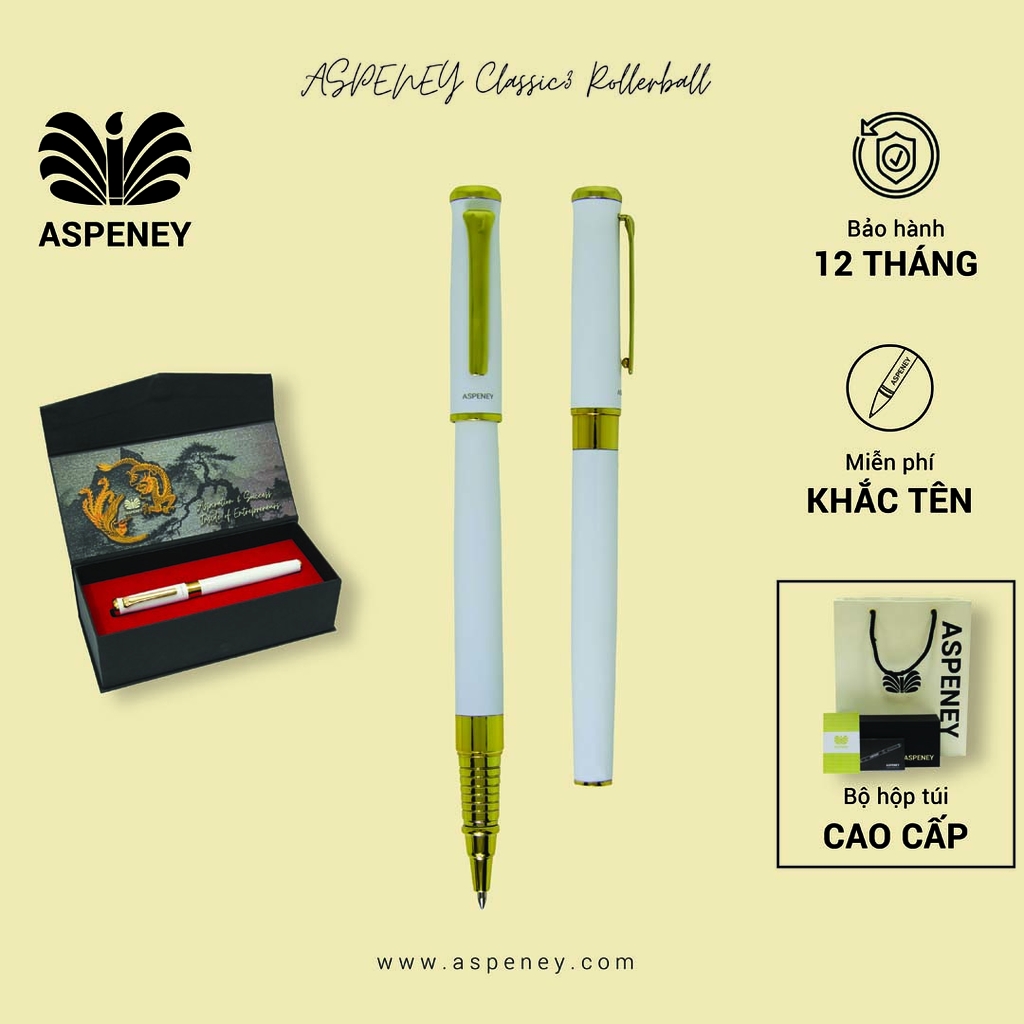 Bút dạ bi ASPENEY Classic3 Rollerball