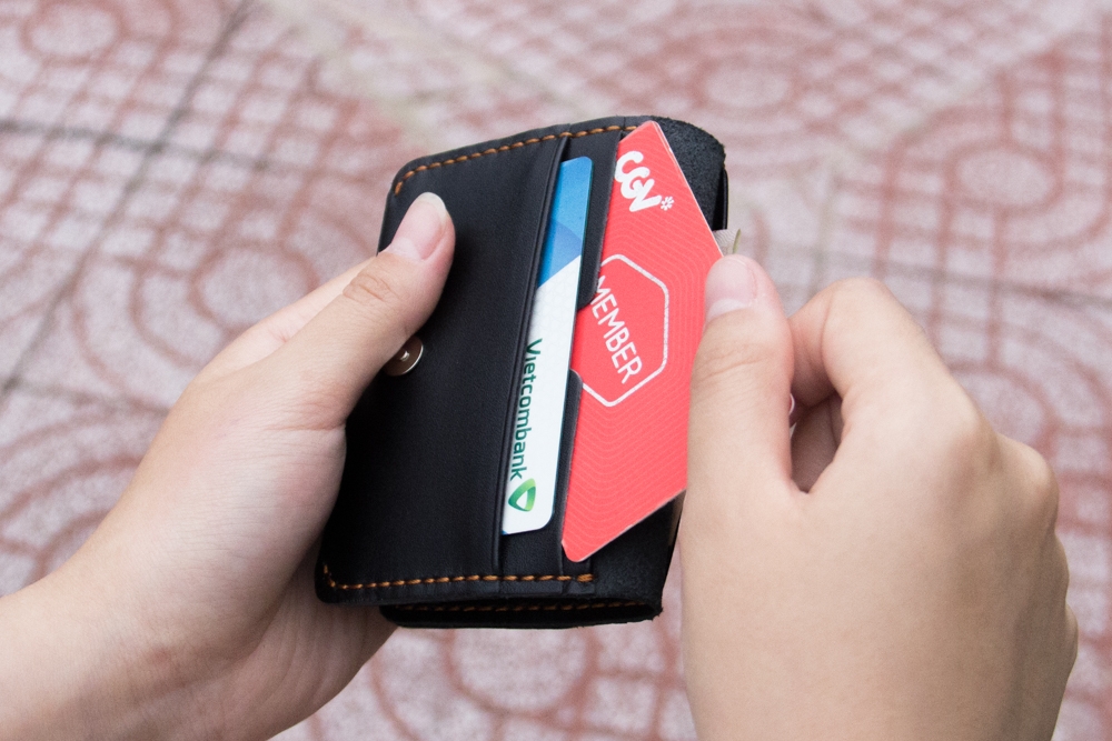 Ví Da Harp2 Mini Wallet Mặt Trong