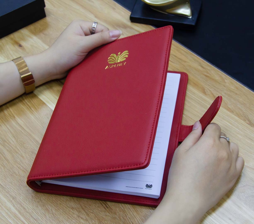 Sổ da Mill cao cấp ASPENEY Notebook