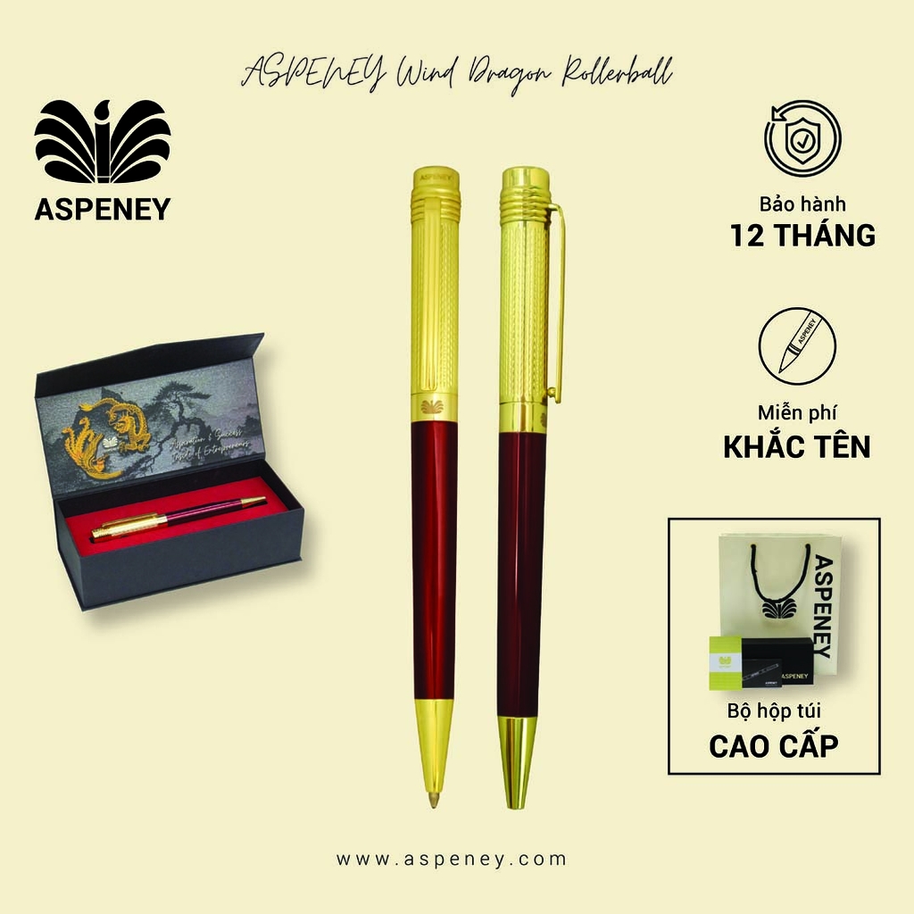 Bút bi ASPENEY Wind Dragon Rollerball